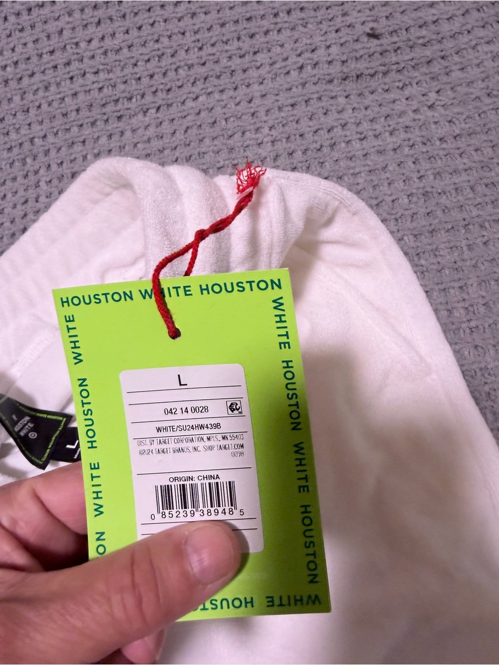 🔥Houston White Terry Drawstring Shorts new with Tags🔥 - Picture 5 of 7